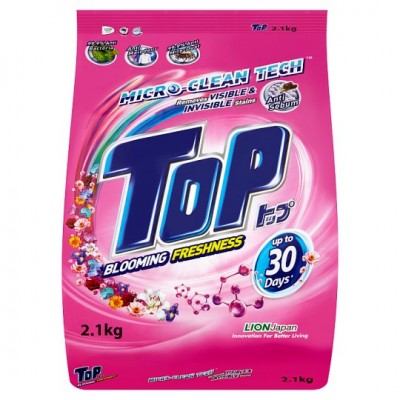 TOP BLOOMING FRESHNESS POWDER 2.1kg (Pink) 8 X 2.1KG