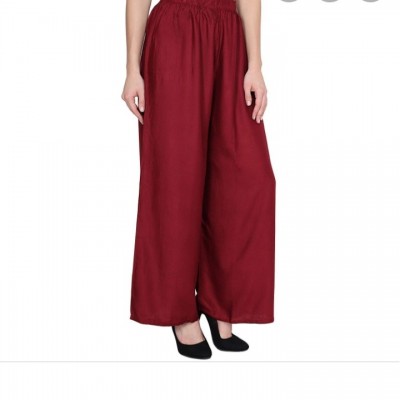 Palazzo Pants - Maroon