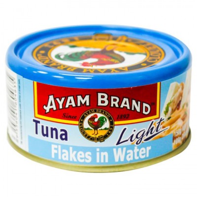 AYAM BRAND TUNA FLAKES IN WATER 24 X 150G