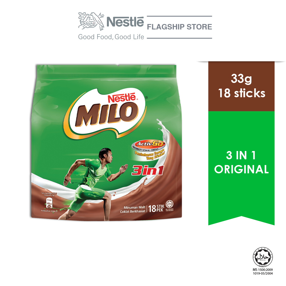 MILO 3in1 ACTIV-GO Mixes 24 x 18 x 33g