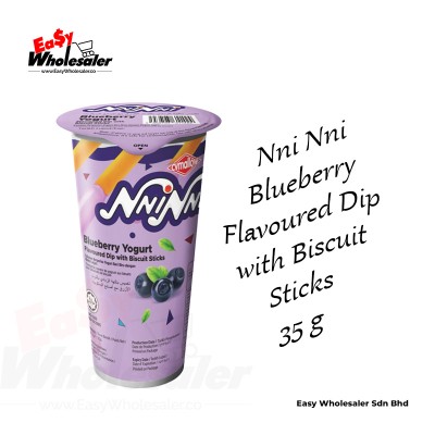 NNI NNI BISCUIT WITH BLUEBERRY YOGURT DIP 35g