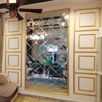 Bevel Diamond Mirror (7 ft x 3 ft)