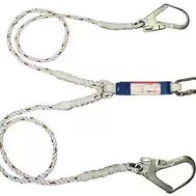 3M Protecta FIRST Twin Leg Shock Absorbing Rope Lanyard 1390235