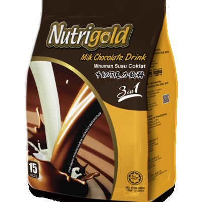 3in1 Milk Chocolate Drinks 15s (Unit) (450g Per Unit)