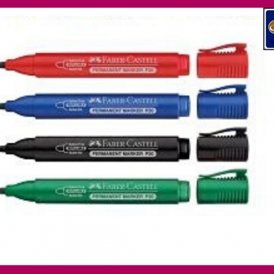 FABER CASTELL P20 PERMANENT MARKER - ( BLUE COLOUR )