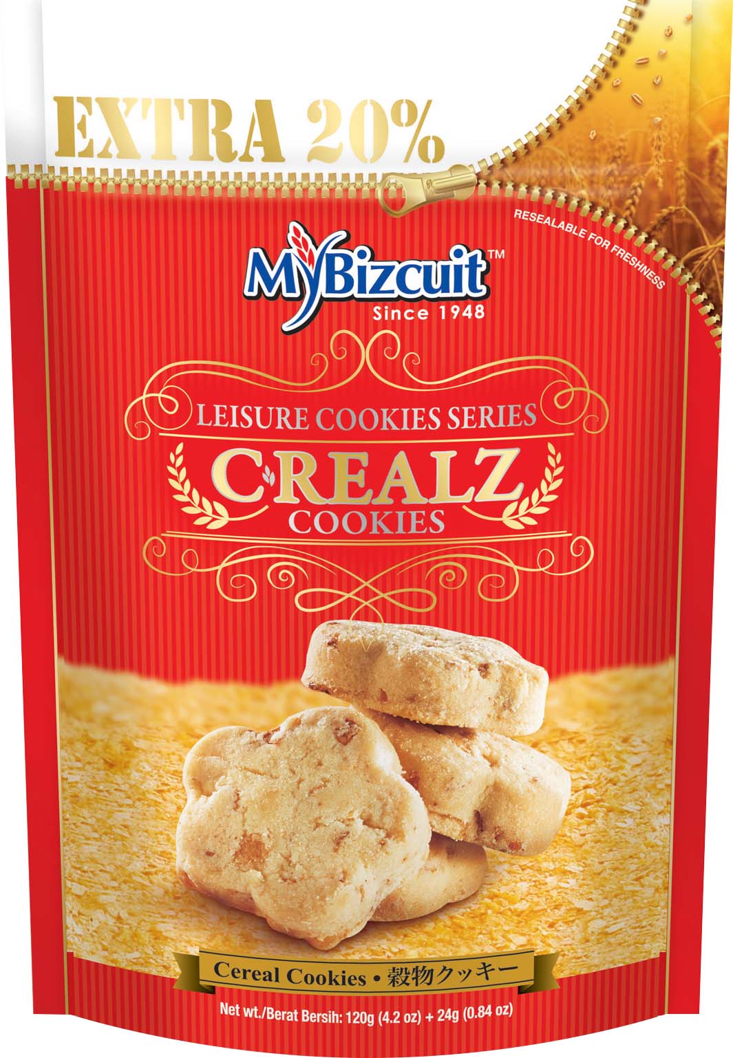 SP 02 LeisureCrealzCookies (120 g Per Unit)