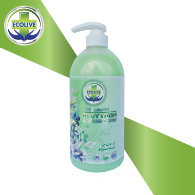 ECOLIVE ANTIBACTERIAL BODY WASH (RELAX & REJUVENATE)  1000ML X 12 BTL