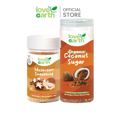 Love Earth Mix & Match (Mushroom Seasoning + Coconut Sugar)