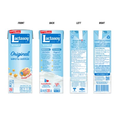 Lactasoy Soy Milk Plain 250ml x 36