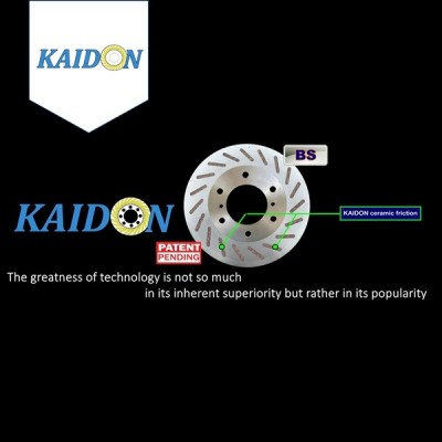 Isuzu Dmax disc brake rotor KAIDON (front) type "Extra650" spec