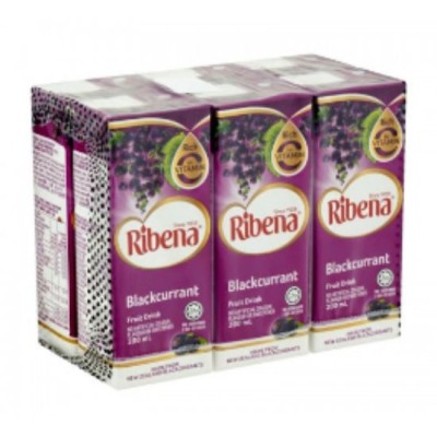 Ribena Blackcurrant Drink 6 x 200 ml [KLANG VALLEY ONLY]