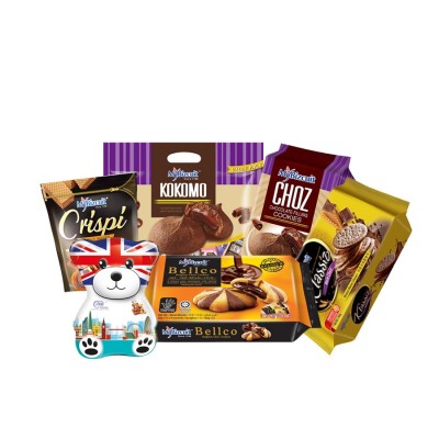 [MyEmart FLAVOUR] Choco Cookies A    Marie Choco   Choco Filling Cookies   Kokomo Chocolate Cookies   Belgium Choco Cookies   Wafer Choco Cookies   Bear Choco Cookies   Crunchy Cookies    Delicious Cookies