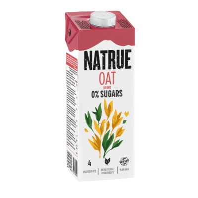 Natrue Oat Milk 0% Sugar 1L x 6