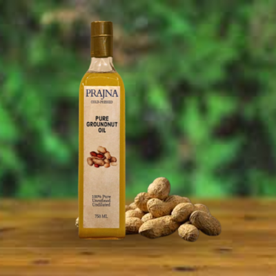 PRAJNA GROUNDNUT OIL COLD-PRESSED 750ml