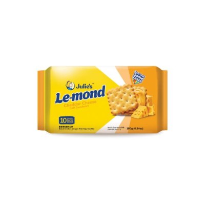 Julie's Le-mond Cheddar Cheese Sandwich (10 Packs) | 180g x 24