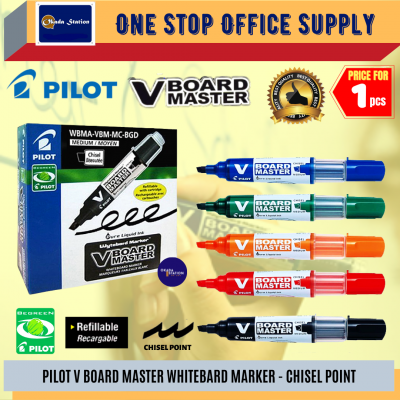 Pilot Whiteboard V BoardMaster Chisel - ( Red Colour )