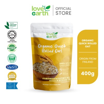 Organic Quick Rolled Oat 400g