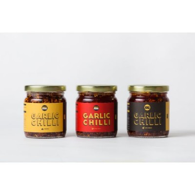 WILD FOOD Starter Pack Garlic Chilli - Three In One (165g each)