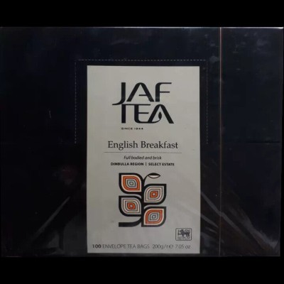 JAF TEA English Breakfast 100's box