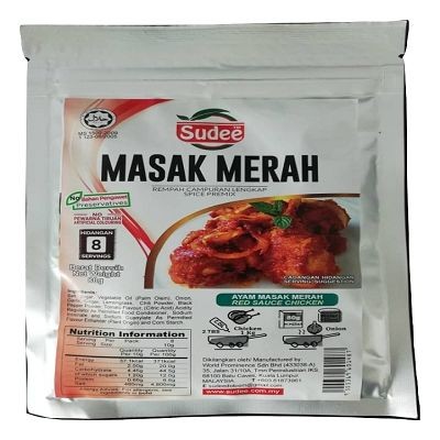 Sudee Masak Merah Spice Premixes 80g