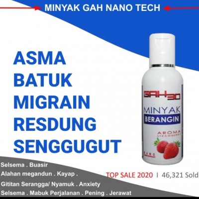 GAH30 HERBS MINYAK BERANGIN (AROMA STRAWBERY)