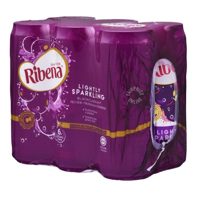 Ribena Lightly Sparkling Blackcurrant Drink 325 ml [KLANG VALLEY ONLY]