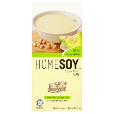 HOMESOY HONEY MELON SOYA MILK 1 litre Drink Minuman [KLANG VALLEY ONLY]