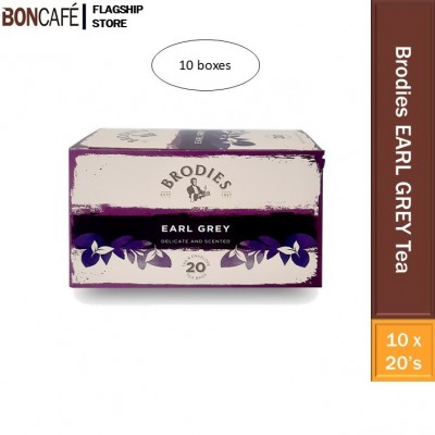 Brodies Earl Grey Tea 10boxes (20sachets each)