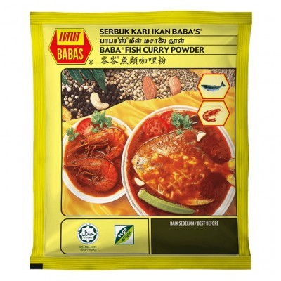 Babas Kari Powder Fish 125g