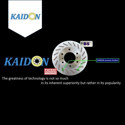 Hyundai Veloster disc brake rotor KAIDON (REAR) type "BS" spec