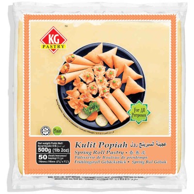 Spring Roll Pastry 7.5" (50 pcs - 500g) (20 Units Per Carton)