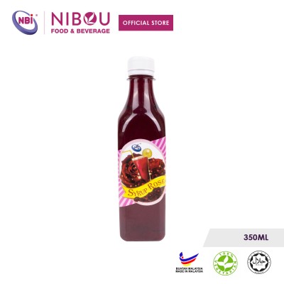 Nibou (NBI) Syrup Rose (350 ml x 24btl)