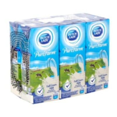 Dutch Lady Full Cream Milk 6 x 200ml [KLANG VALLEY ONLY]