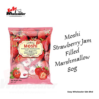 STRAWBERRY JAM FILLED MARSHMALLOW 80g