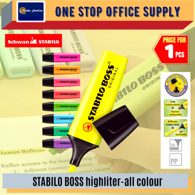 STABILO Boss ORIGINAL Highlighter - ( Blue )