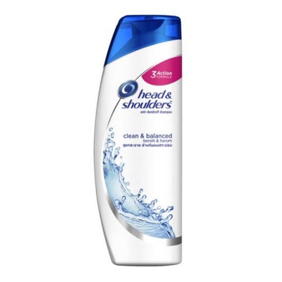 H & S CLEAN & BALANCED ANTI-DANDRUFF SHAMPOO 330ML 12 X 330ML