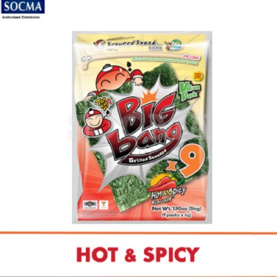 TAO KAE NOI BIG BANG HOT & SPICY 50G 6X6X50G (36 Units Per Carton)