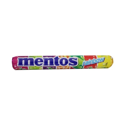 MENTOS RAINBOW ROLLS 37g (192 Units Per Carton)