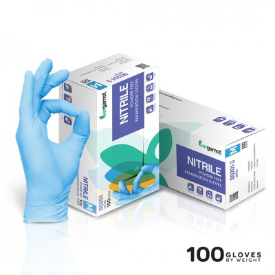 BERGAMOT - B0201 Nitrile Powder Free Examination Gloves