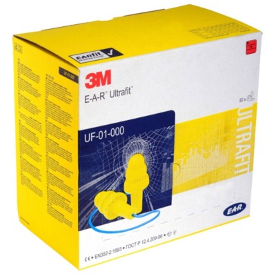 3M UF-01-000 ULTRAFIT EARPLUG (10 PAIRS)