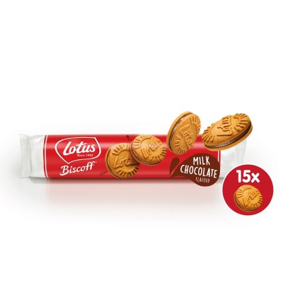 Lotus Biscoff Milk Chocolate Cream Sandwich 150g