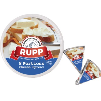 RUPP 8 Portions Cheese Spread 140g x 36