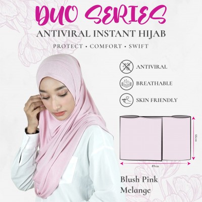 Duo Series Antiviral Instant Hijab - One Size