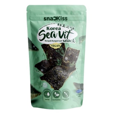 (5'sX10BagsX60g)Korea Seavit Snack (Vegan)