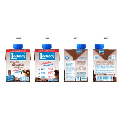 Lactasoy Soy Milk Chocolate 500ml x 12