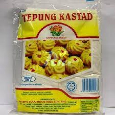 Cap Bunga Meraj Tepung Kastard 300g