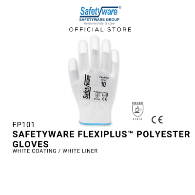 SAFETYWARE FLEXIPLUS POLYESTER GLOVES Sarung Tangan Kerja 1 Pair [7|8|9|10]