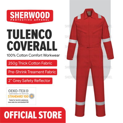 Tulen Cotton Coverall ~ Workshop Workwear Coverall (Dark Green : 2XL)