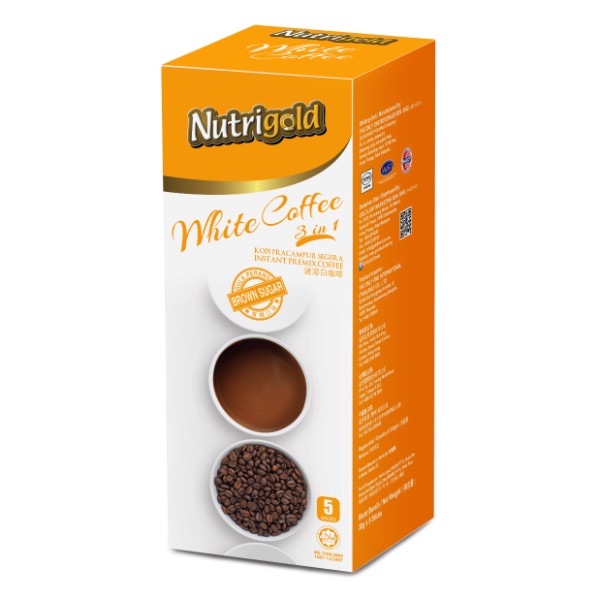 3in1 White Coffee Brown Sugar 5s Box (Unit) (150g Per Unit)