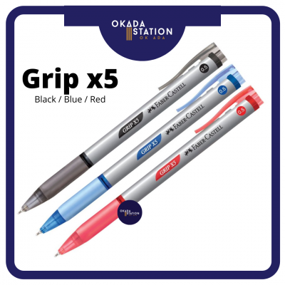 Faber Castell Grip X7 Ball Pen - 0.7MM ( BLUE COLOUR )